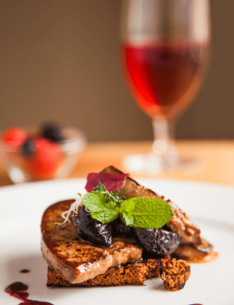 Foie gras et pain d'épice